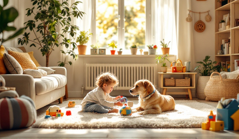 Creating a Harmonious Haven: Safety Tips for Families with Kids and Pets